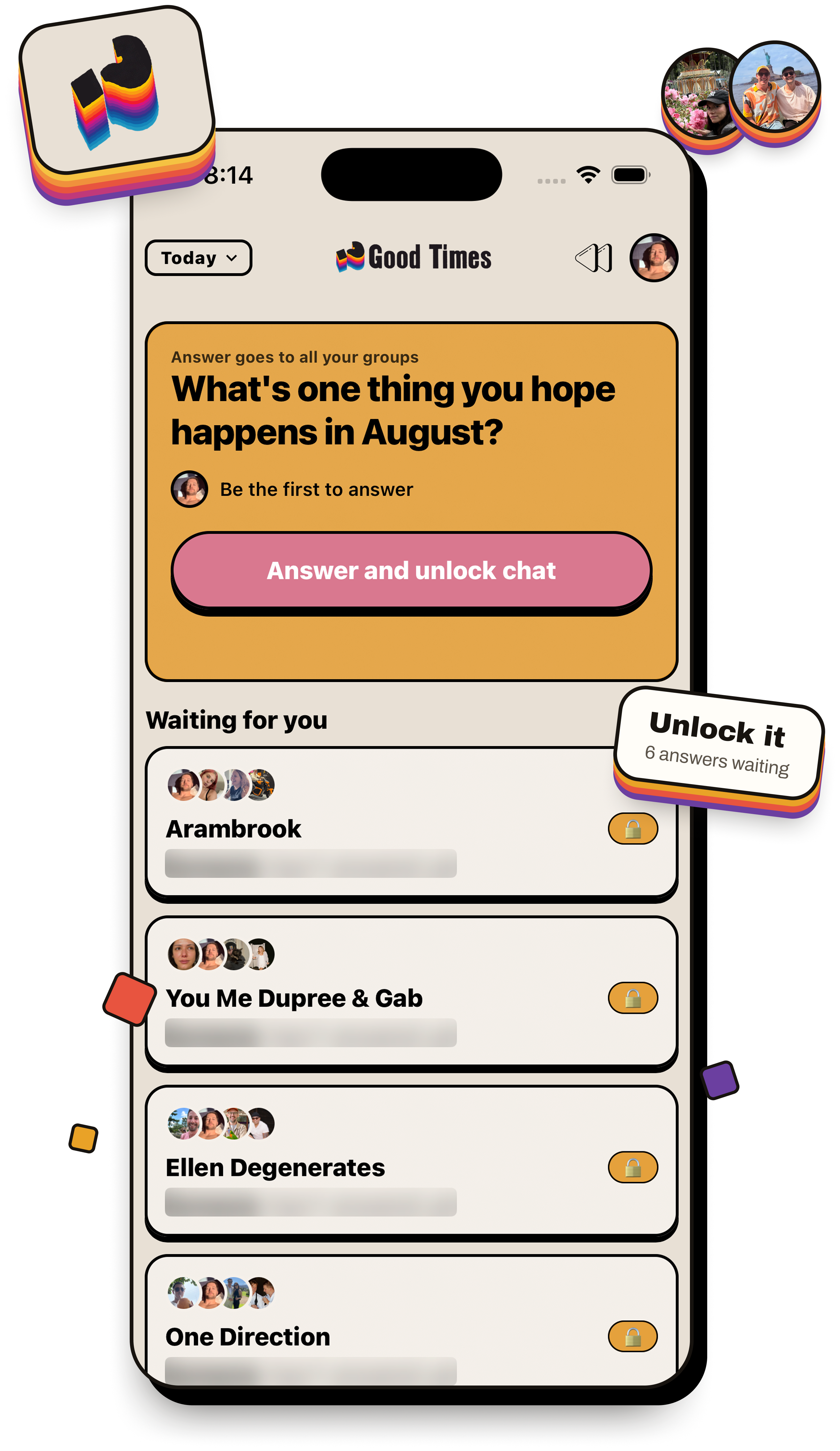 One new question, every day